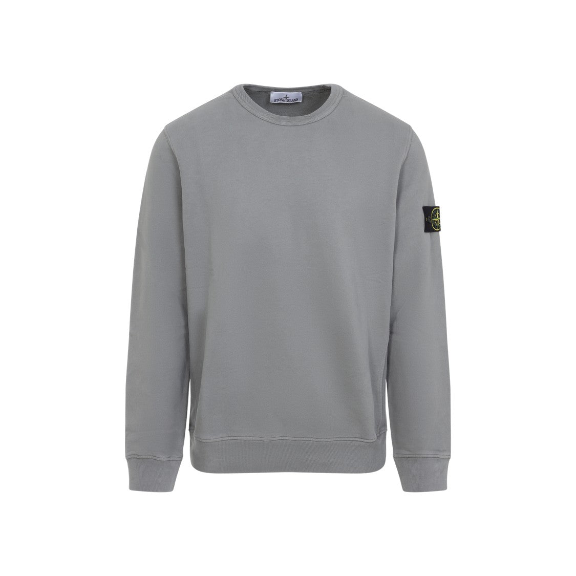 Stone Island Relaxed-Fit Grey Cotton Sweatshirt
