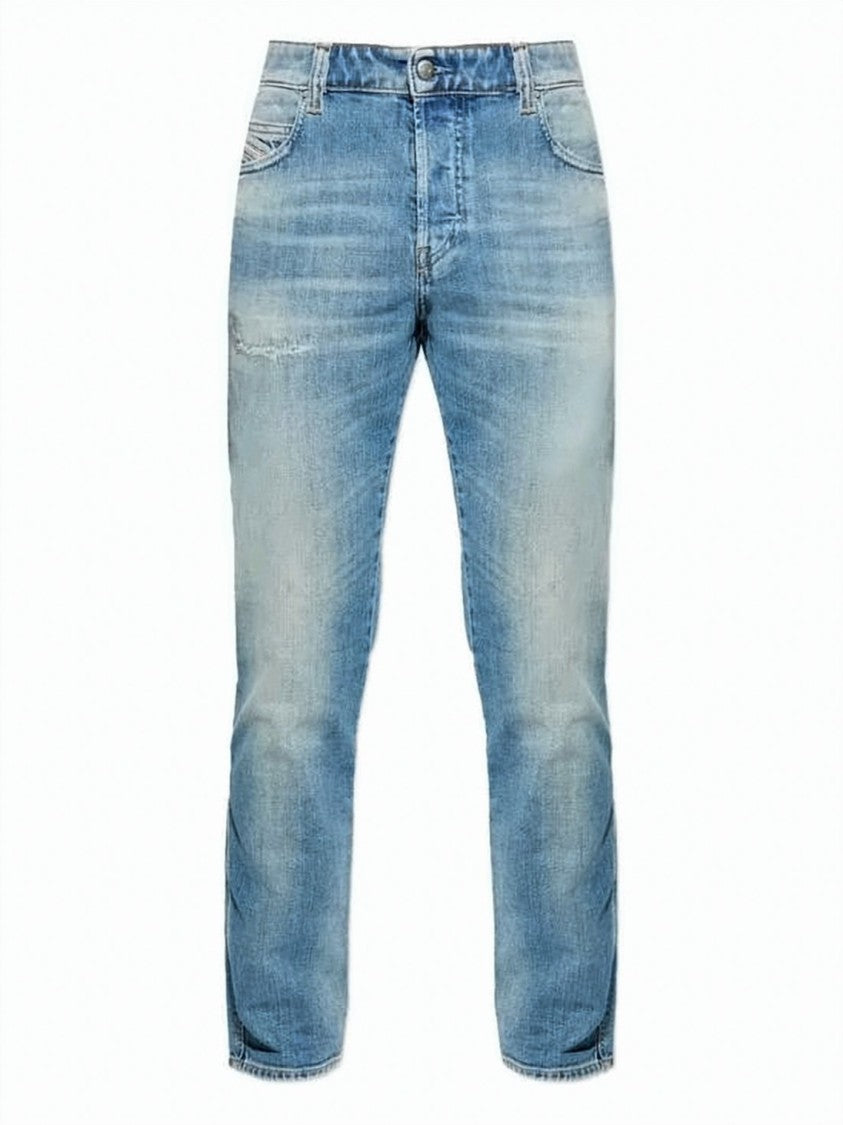 Diesel Faded Light Blue Denim Pants