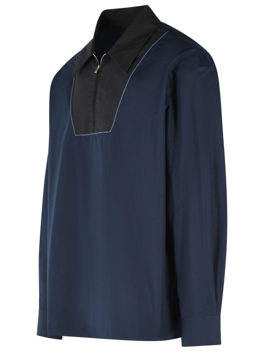 Marni Blue Cotton Shirt