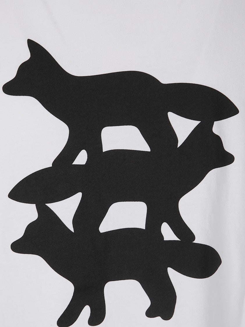 Maison Kitsuné Oversized Crew Neck T-Shirt