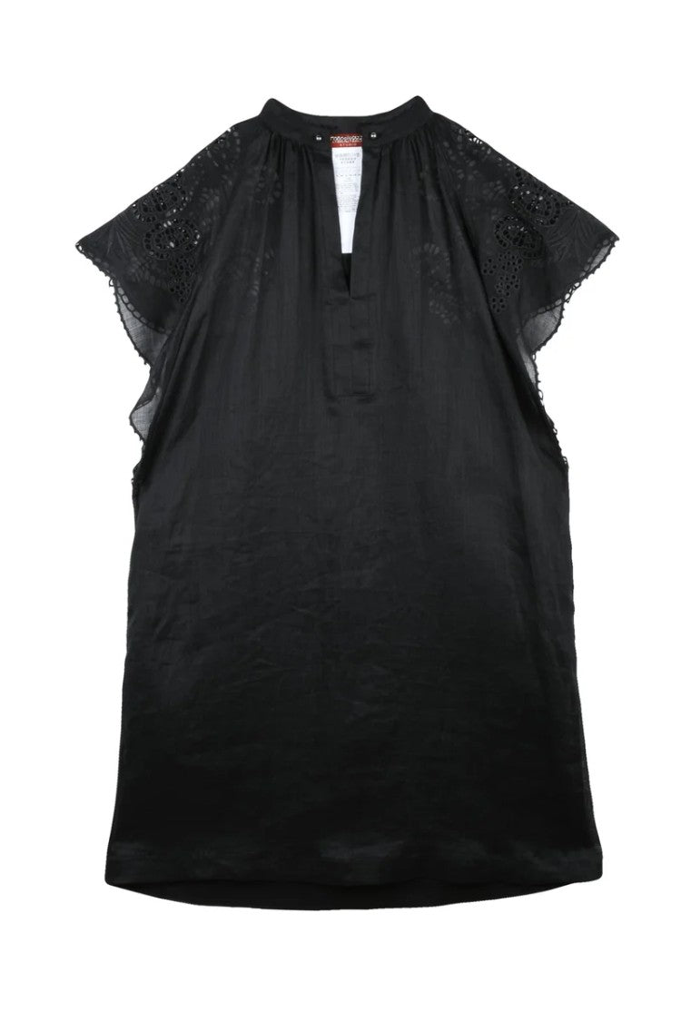Max Mara Tunic Ramie - Black