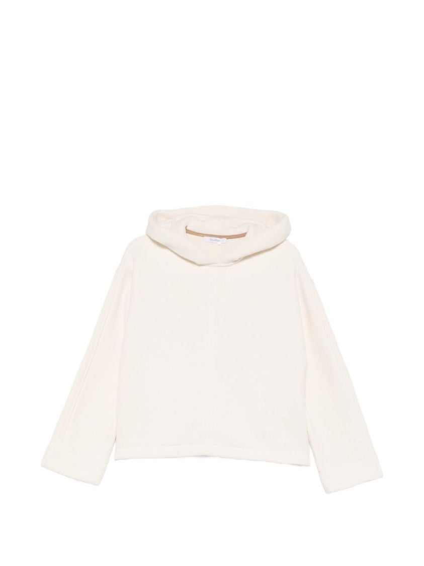 Max Mara Cotton Jersey Sweatshirt With Kimono Sleeves