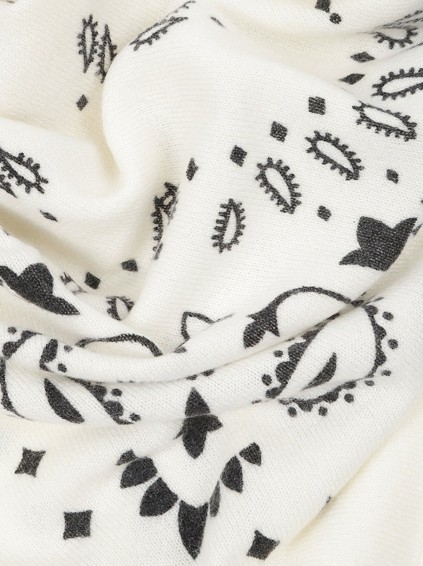 Kujten Hachiko Bandana Paisley Cashmere Scarf