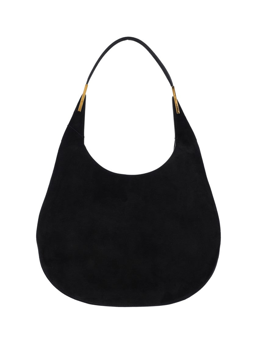Savette "Florence" Large Shoulder Bag – Black