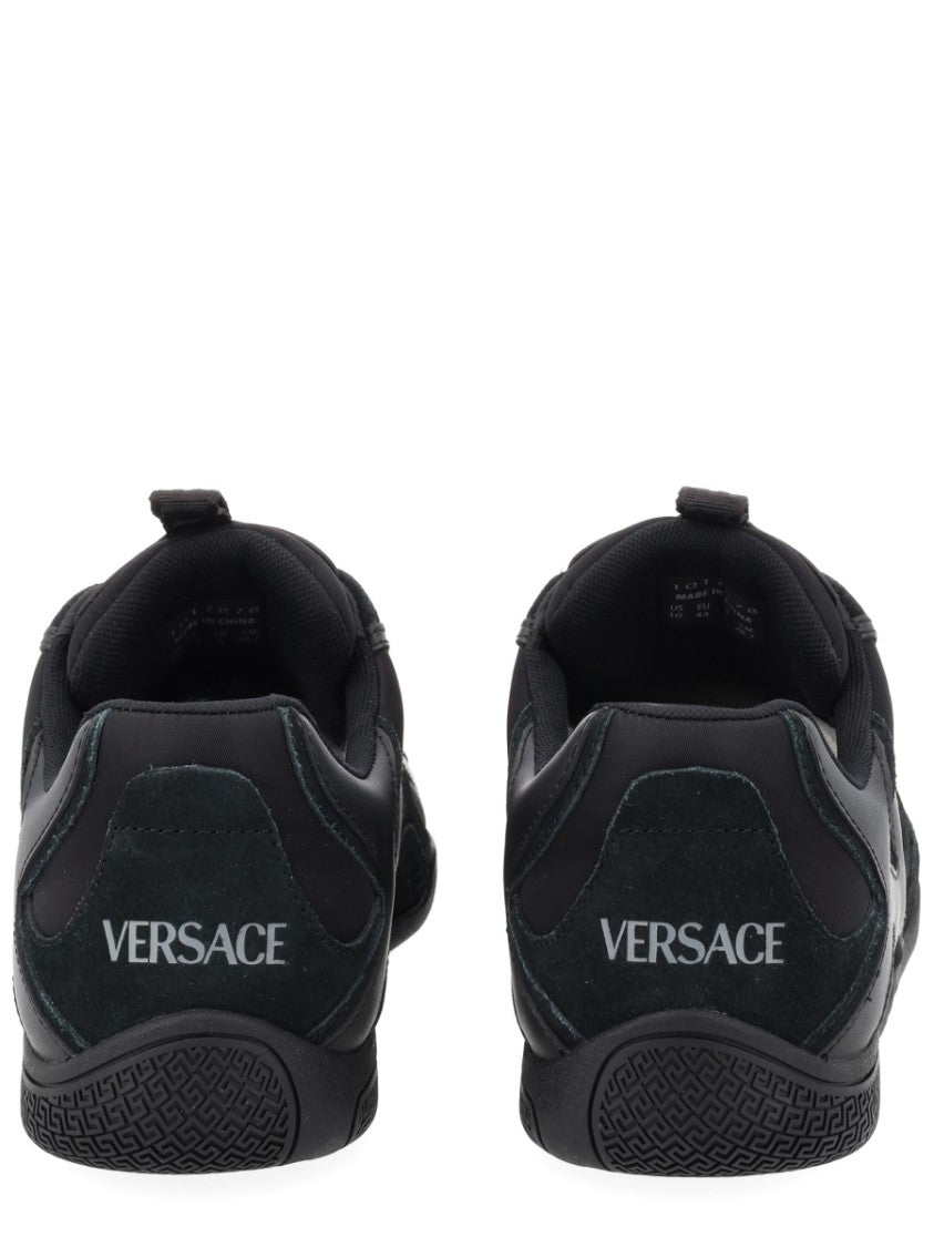 Versace Galaxia Smooth Calf Leather Sneakers