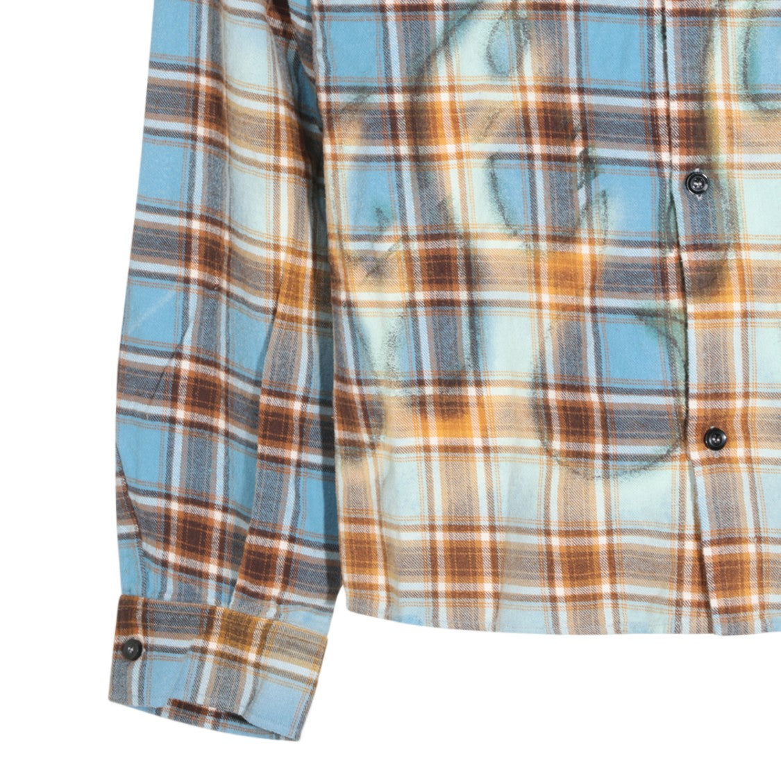 Amiri Plaid Graphic Casual Shirt