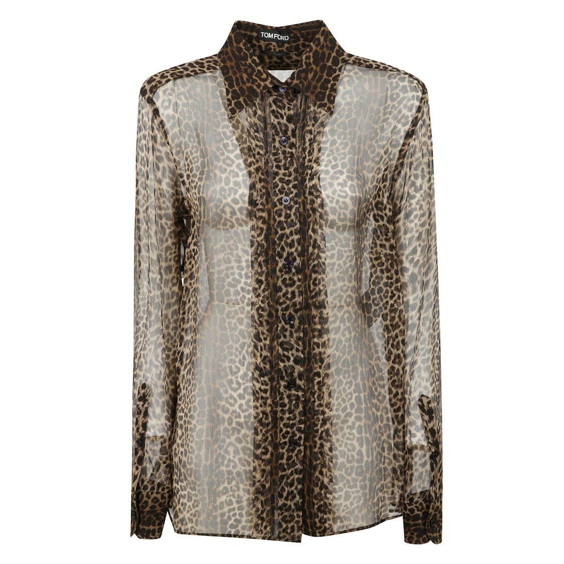 Tom Ford Leopard Silk Shirt