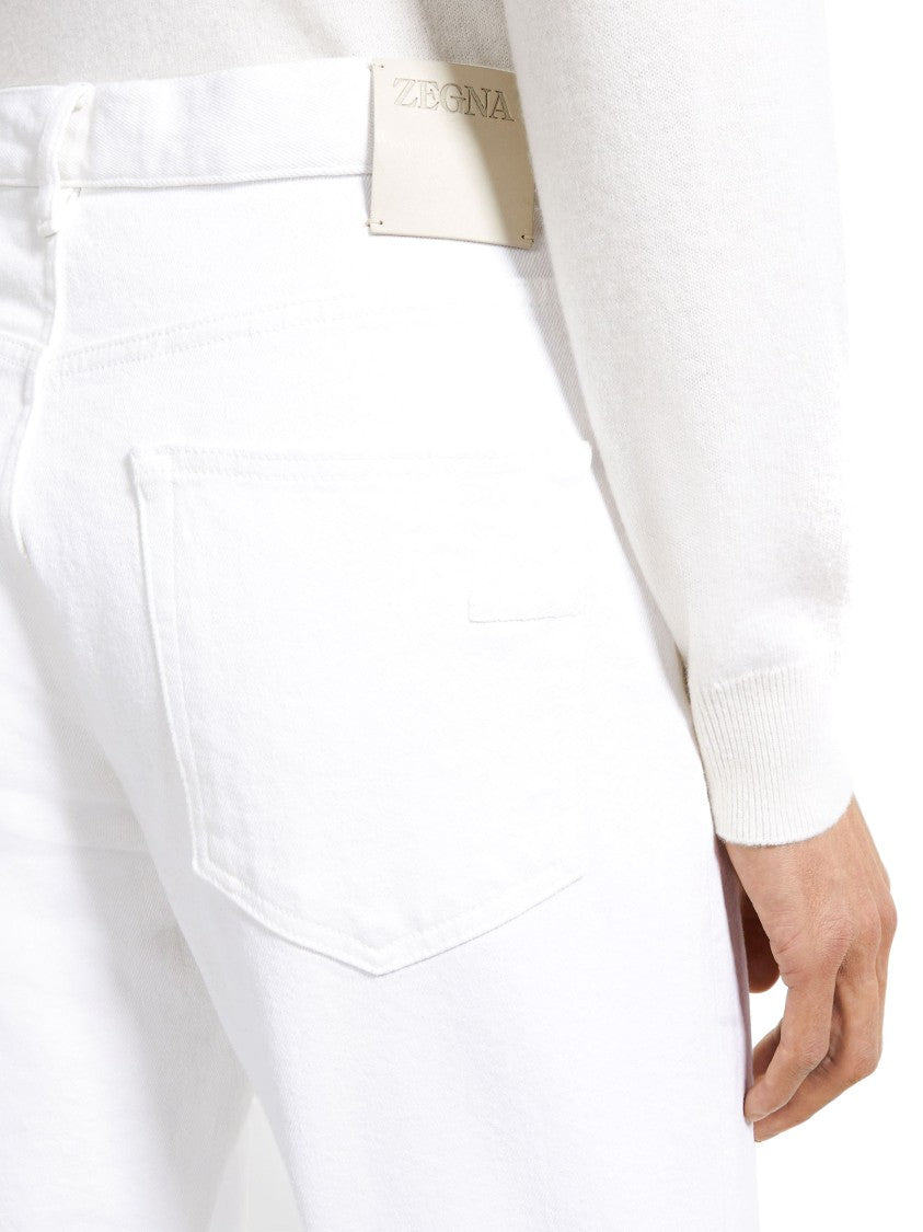 Zegna Roccia White Comfort Jeans