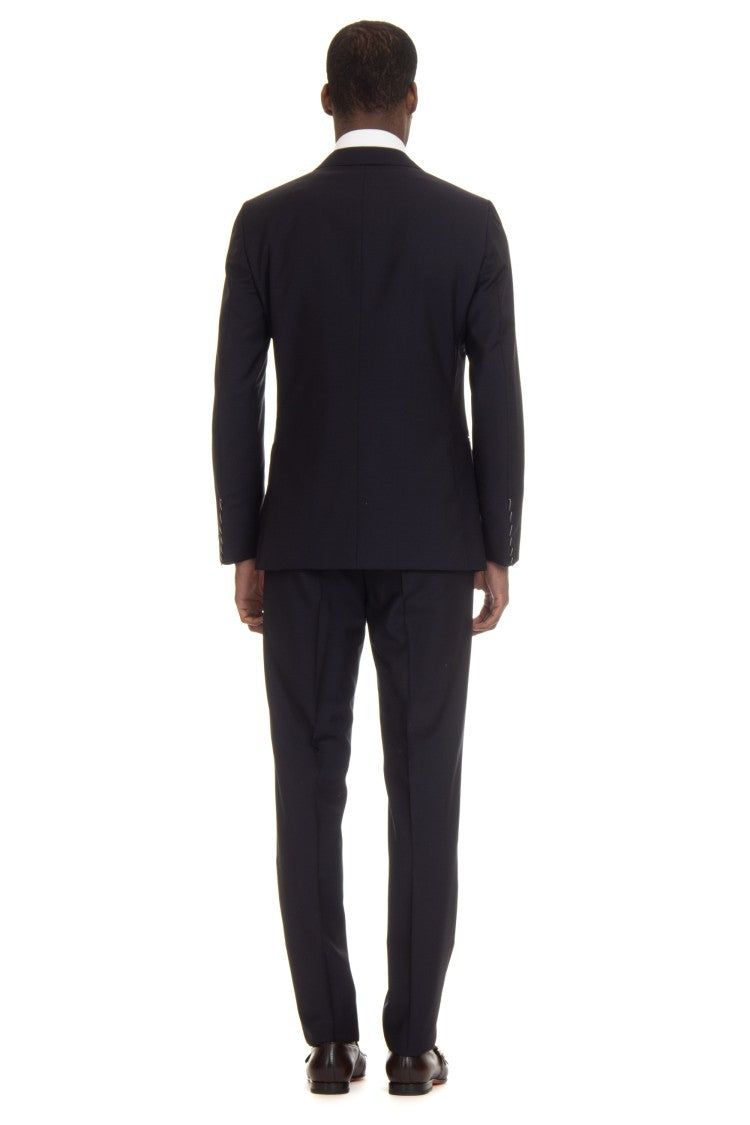 Caruso Miura Drop 8R Wool-Mohair Suit