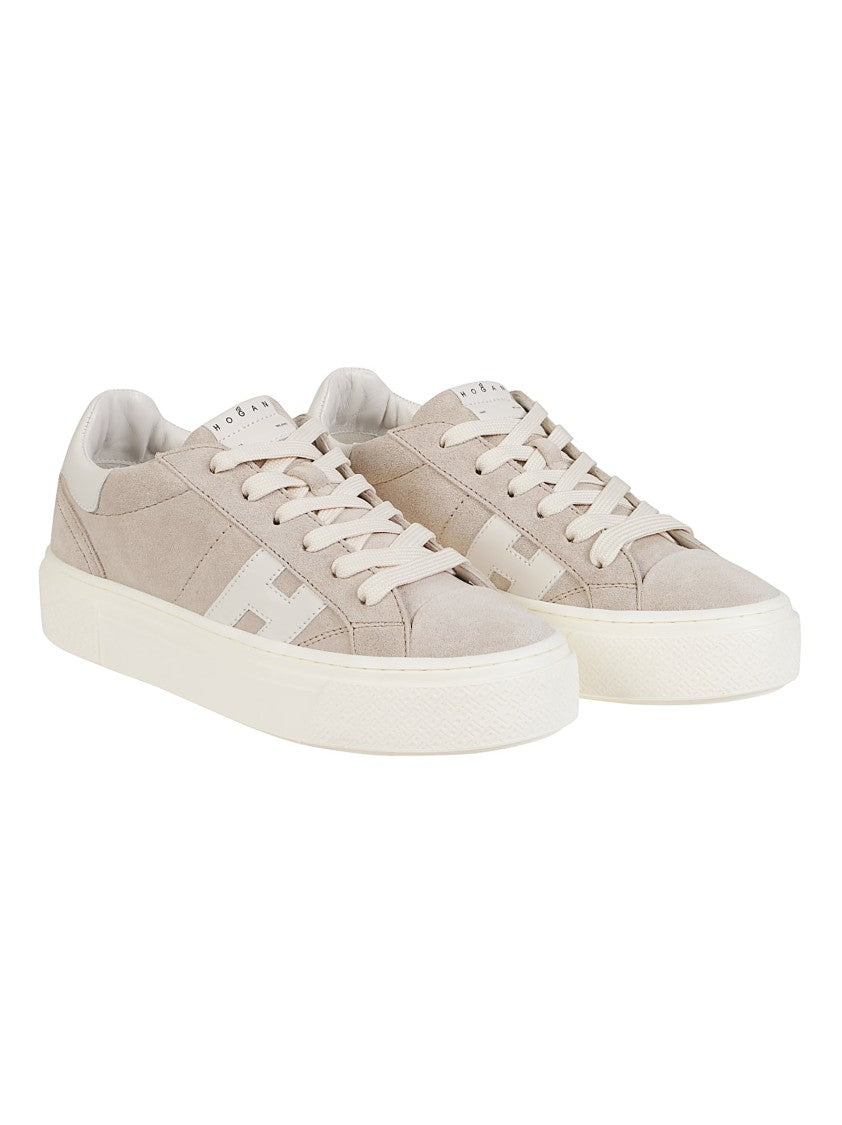 Hogan H705 Low Top Mutton Leather Sneakers