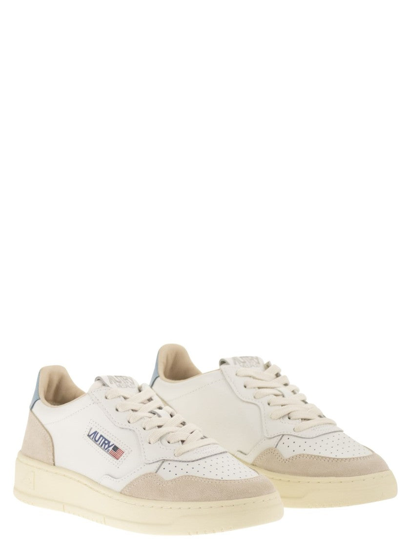 Autry Medalist Low - Leather And Suede Trainers