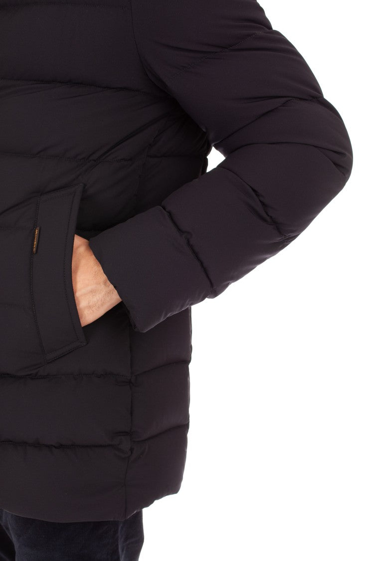 Moorer Florio-Kn Bi-Stretch Nylon Double-Breasted Down Jacket