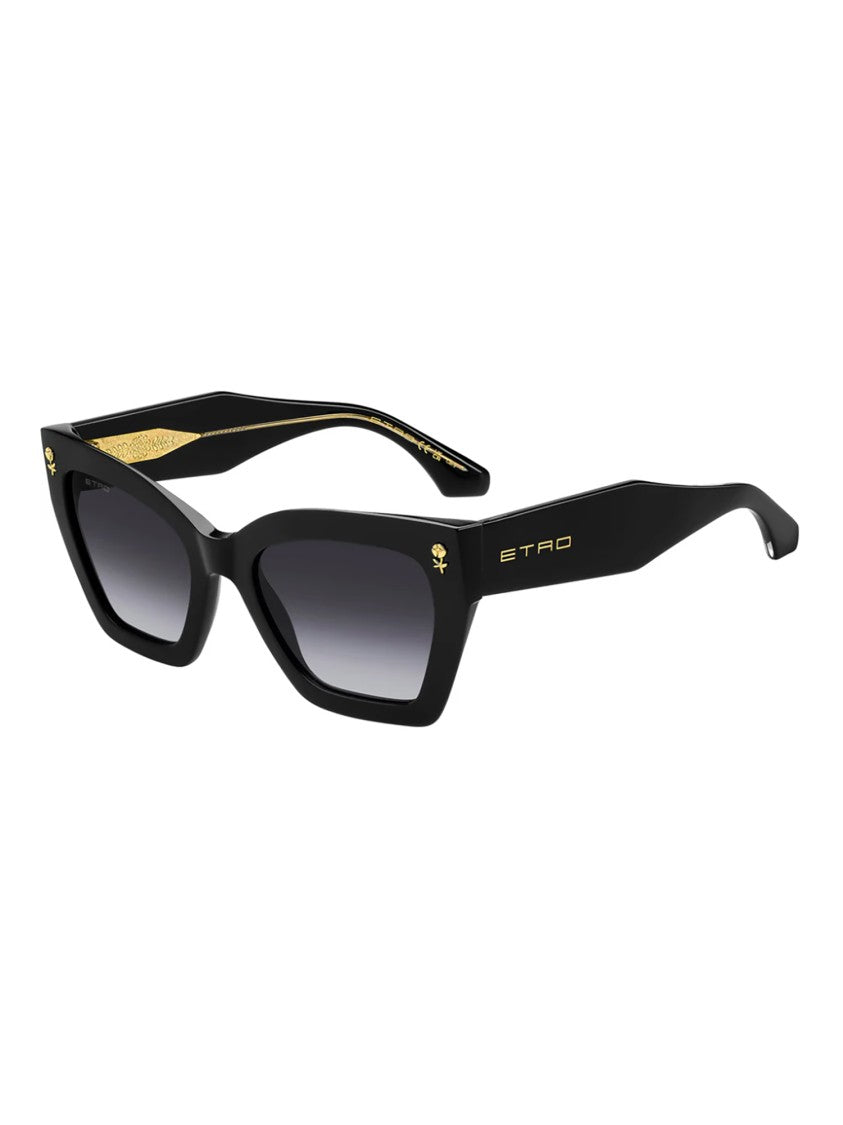 Etro Cat-Eye Sunglasses In Gradient Finish With Gold Accents