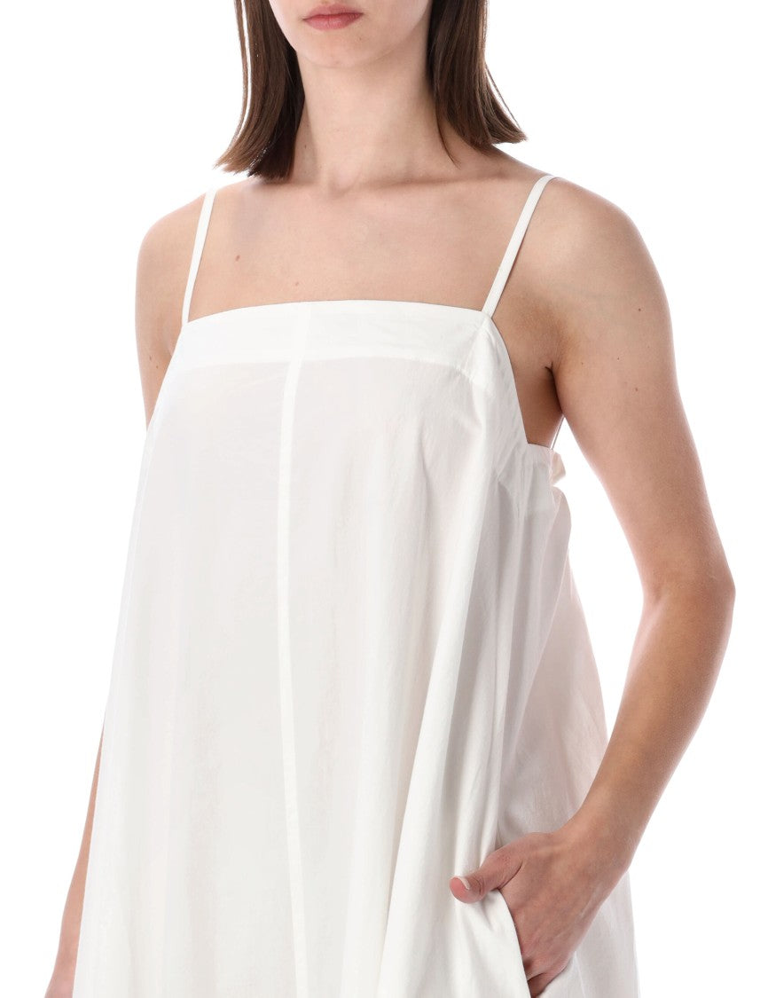 Studio Nicholson Gathered Long Spaghetti Straps Dress