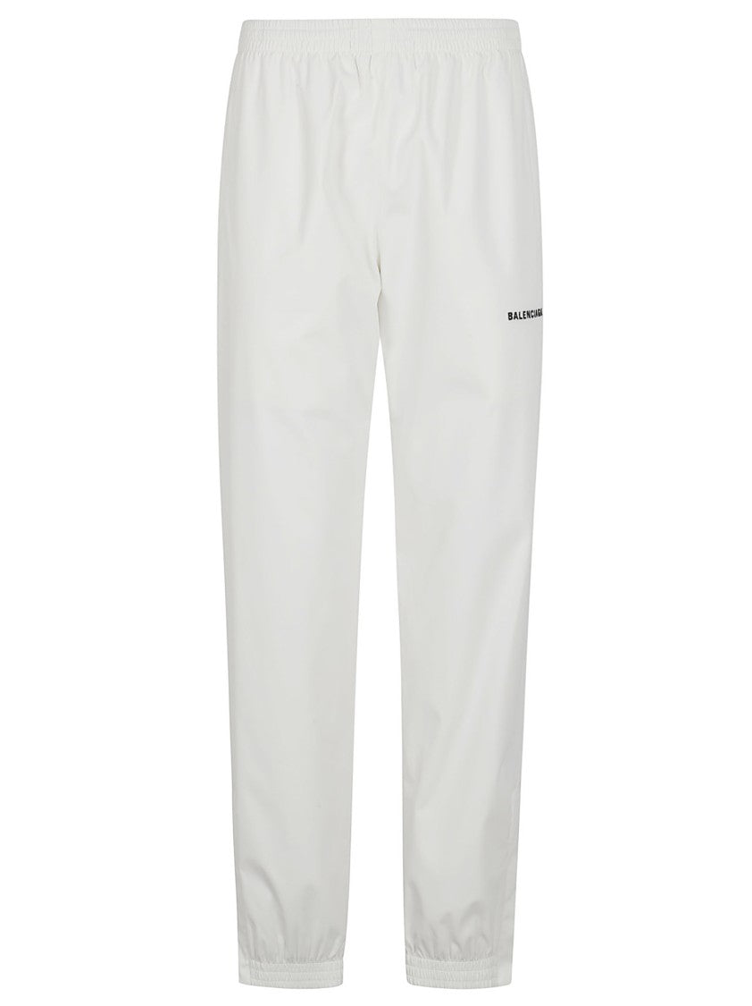 Balenciaga Straight Pants With Contrasting Lettering Logo