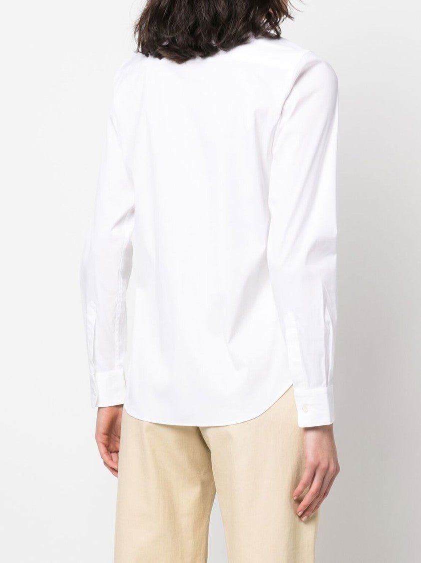 Aspesi Tailored White Button-Up Shirt
