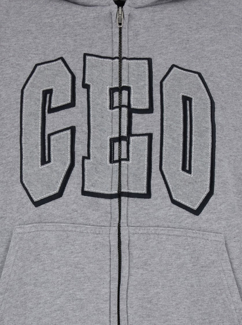 Balenciaga Small Fit Zip-Up Hoodie