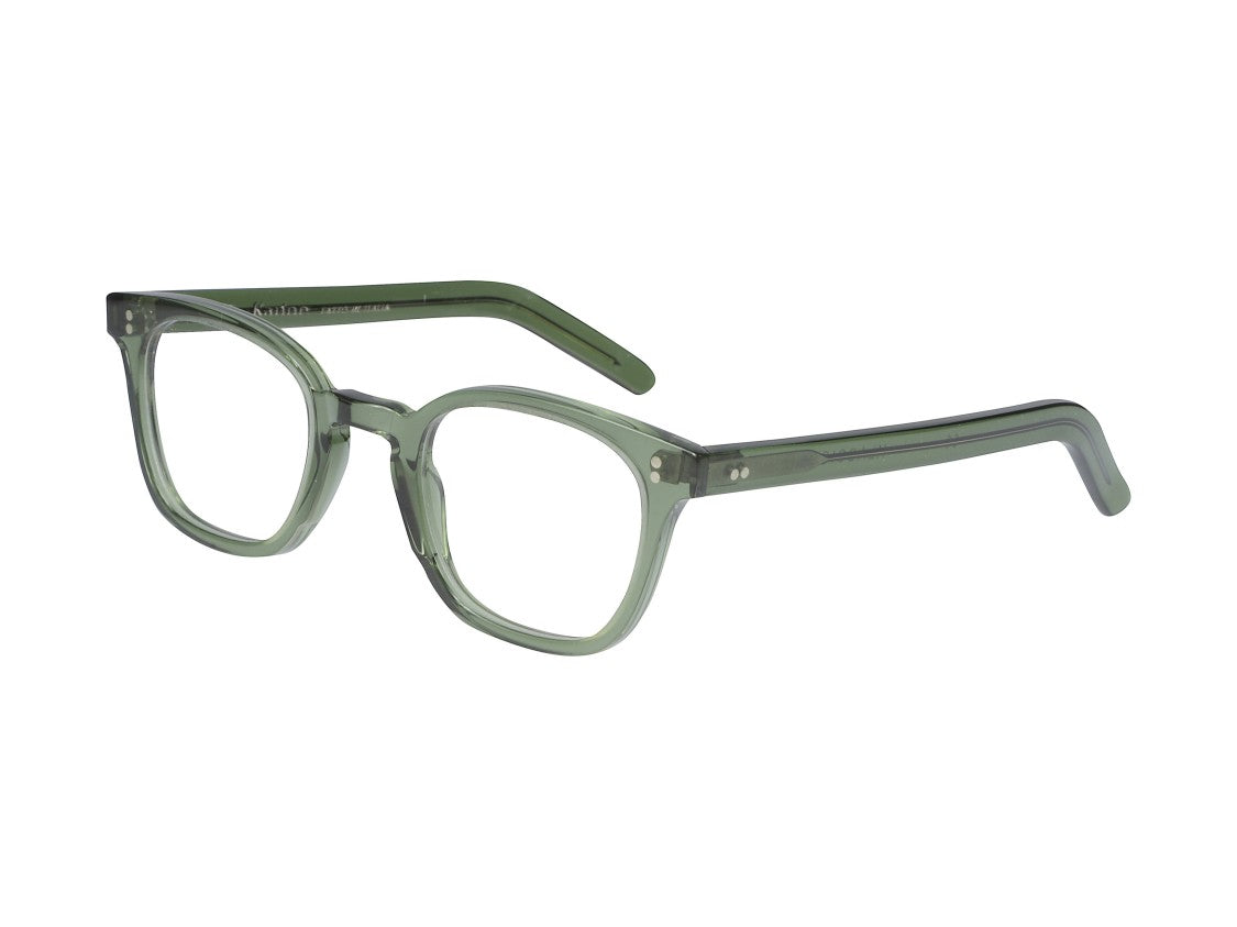 Kador Olive Green Klassiko Translucent Square Eyeglasses