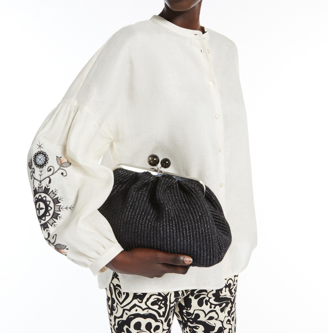 Max Mara Loose-Fitting Blouse With Button-Down Front