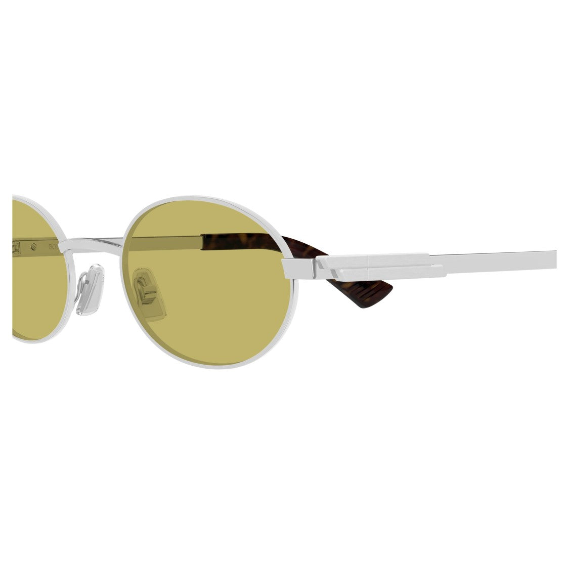 Bottega Veneta Bv1470s Oval Metal Frame Sunglasses
