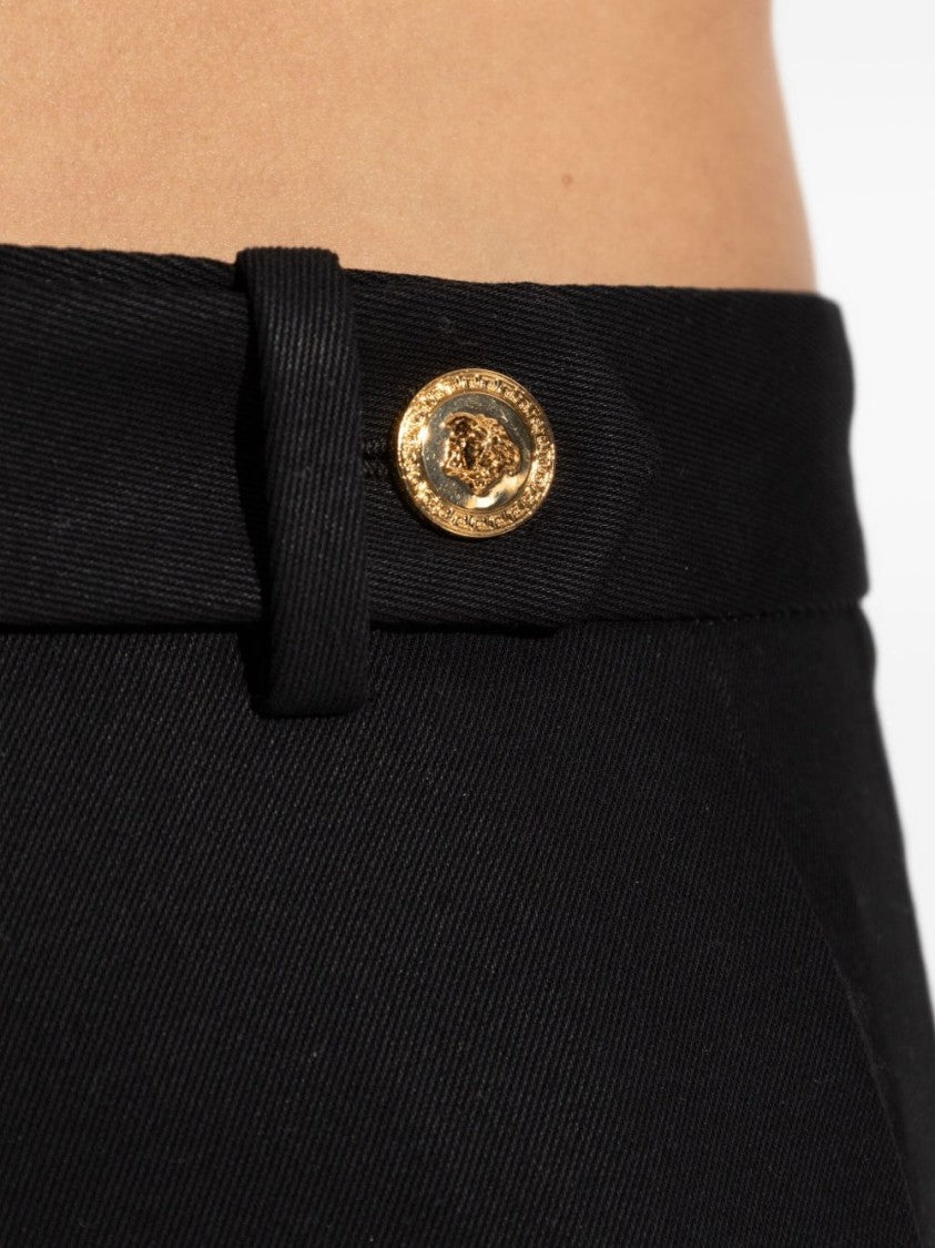Versace High-Waisted Wide-Leg Trousers