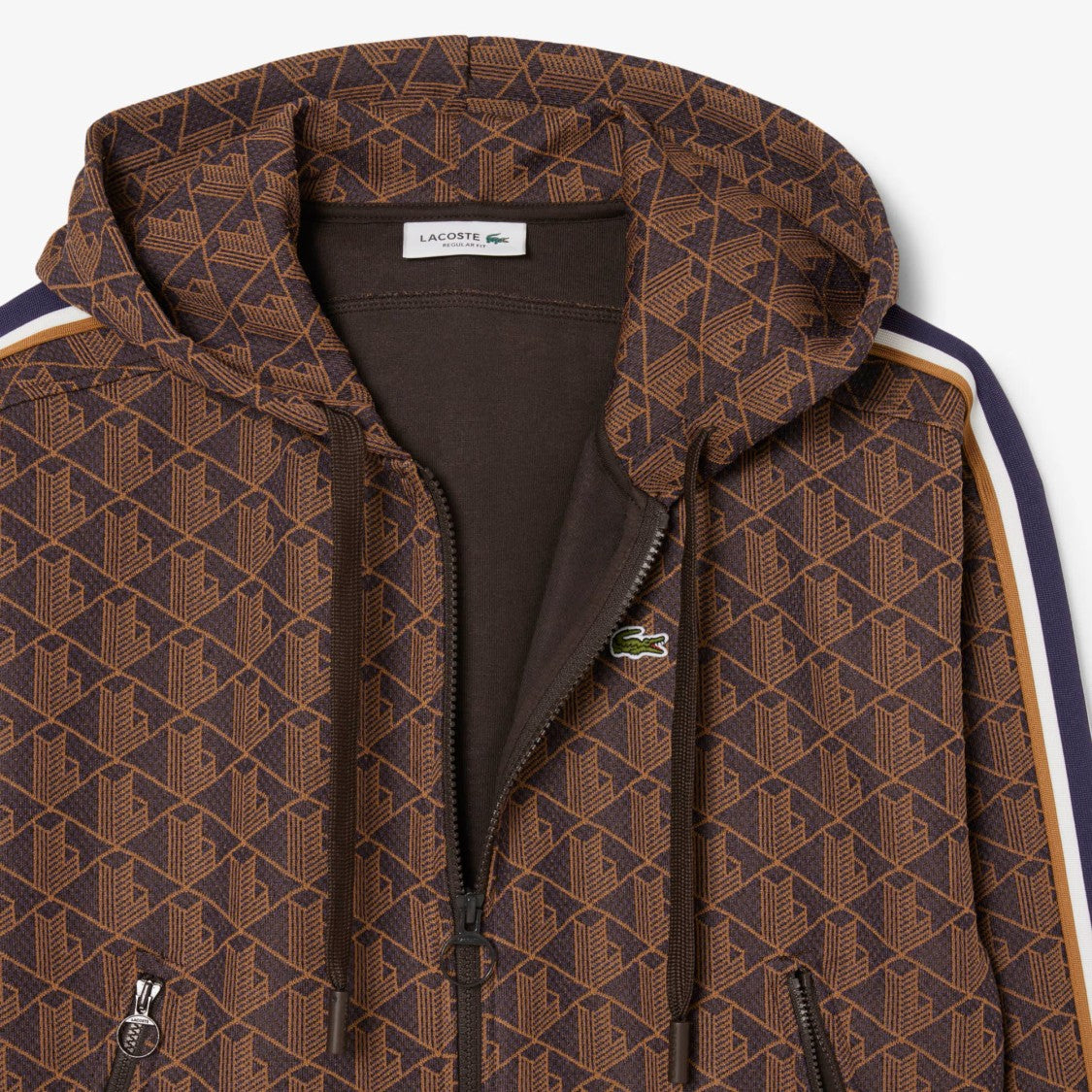 Lacoste Jacquard Monogram Hoodie