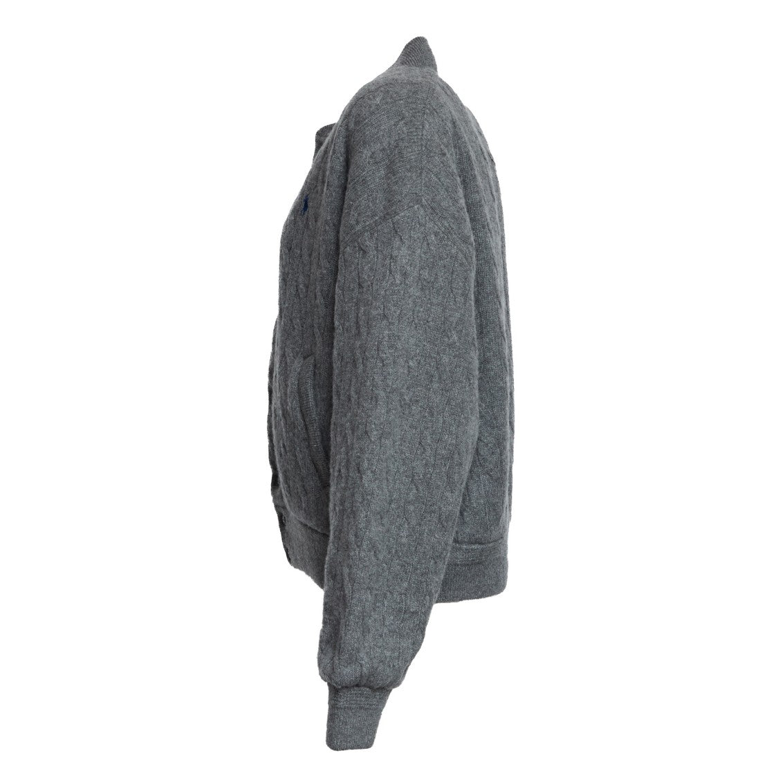 Polo Ralph Lauren Cable-Knit Wool And Cashmere Bomber Jacket