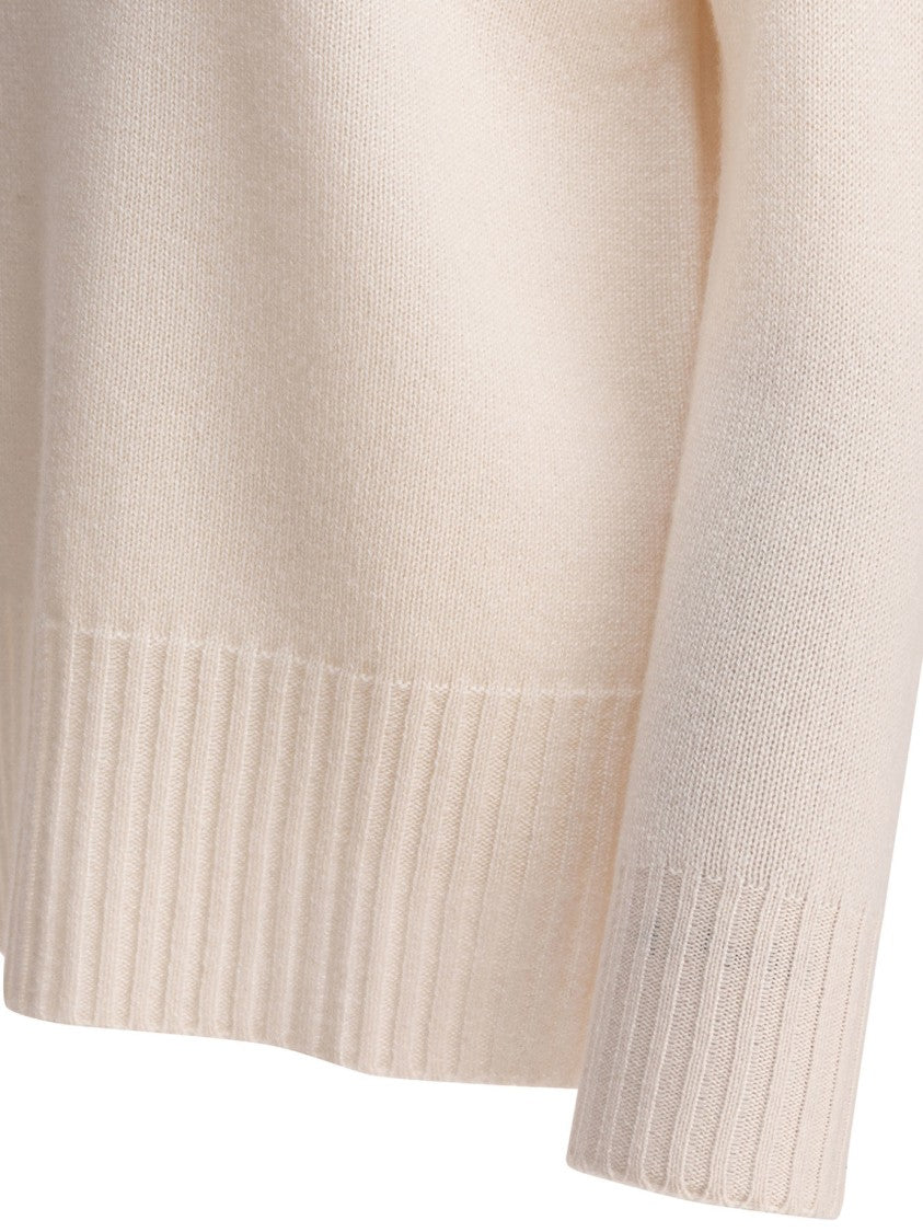 Kangra Beige Cashmere Knit Sweater