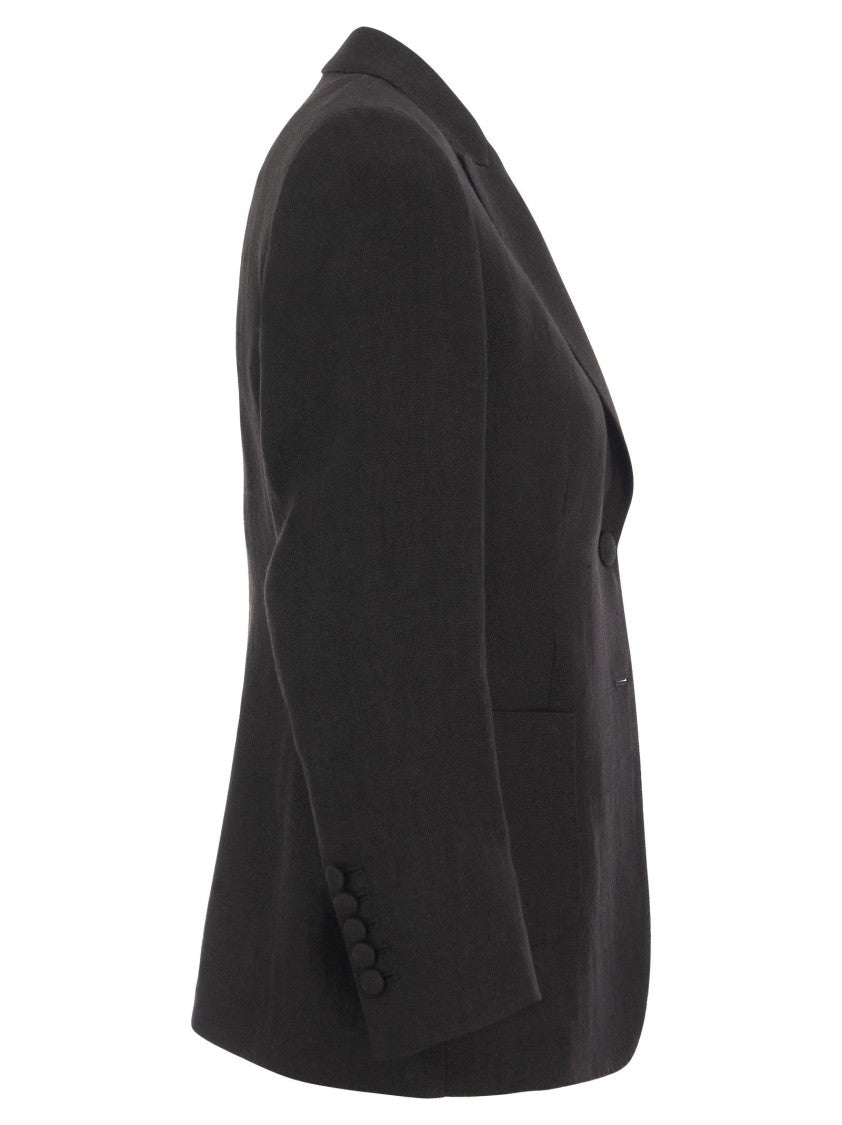 Saulina Adelaide - Linen Two-Button Jacket