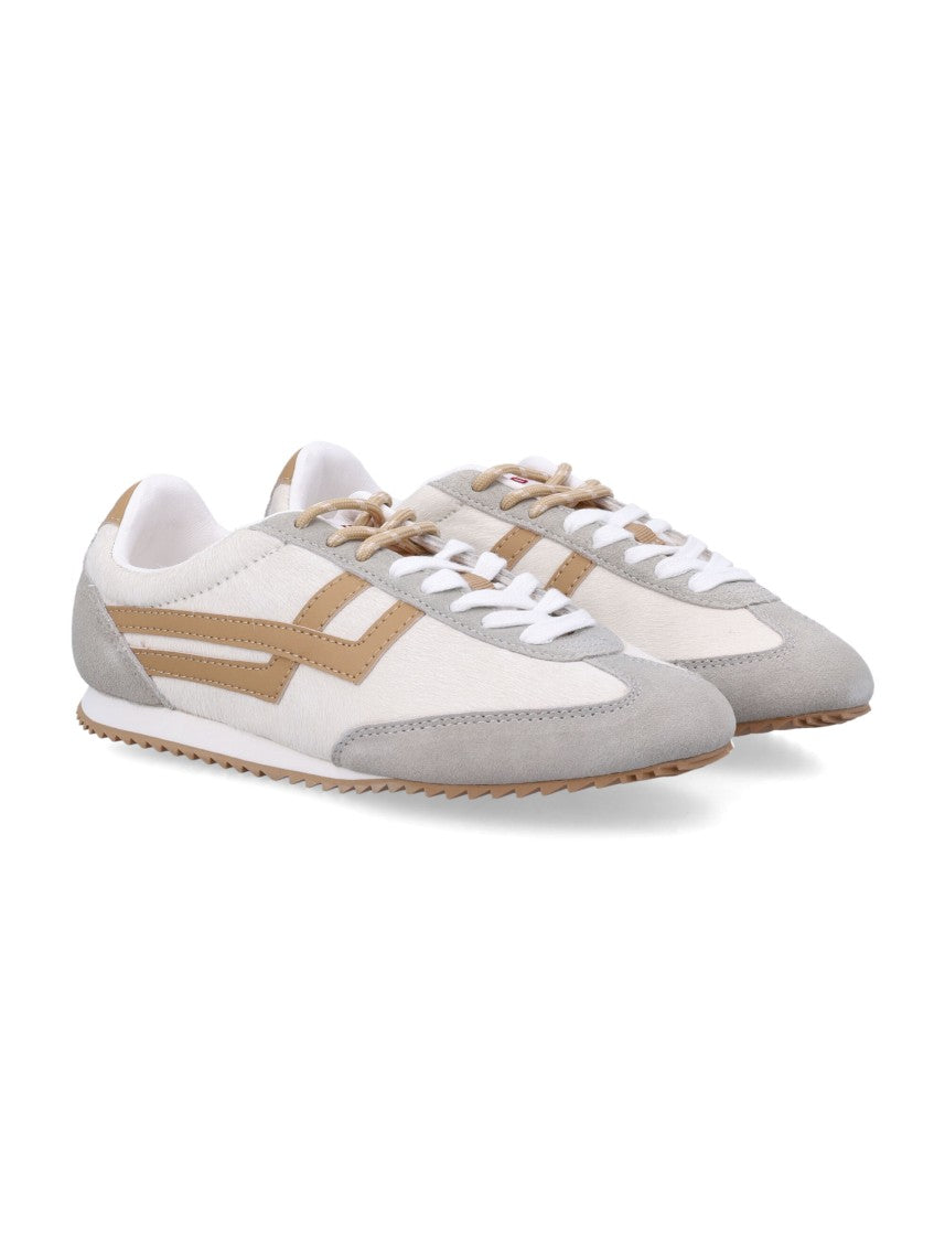 Pro-Keds Racer 77 White Suede Low-Top Sneakers