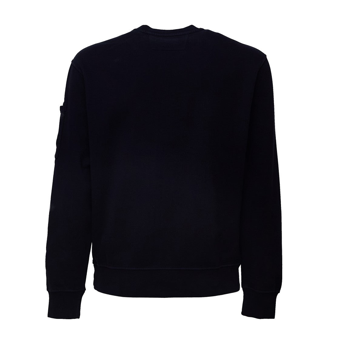C.P. Company Diagonal Fleece Crewneck Sweatshirt With Lens Detail