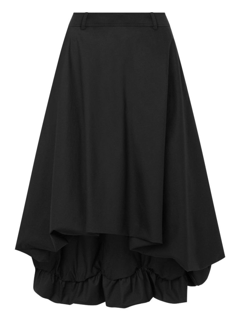 Moschino A-Line Skirt With Asymmetric Hem