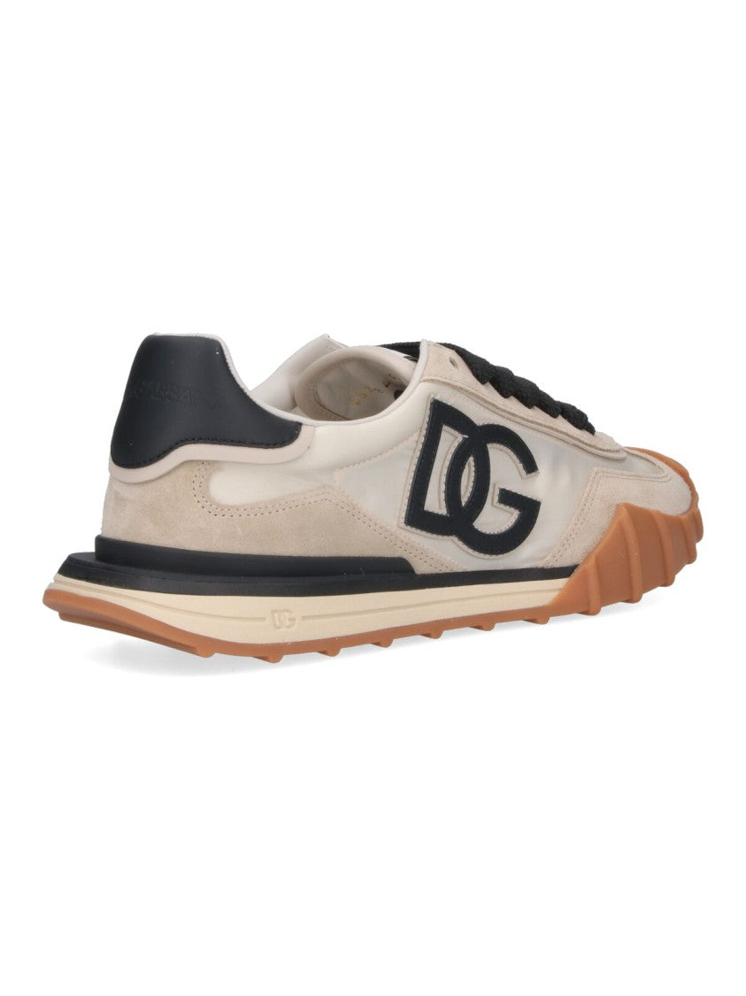 Dolce & Gabbana Low-Top White Sneakers With Minimalist Design