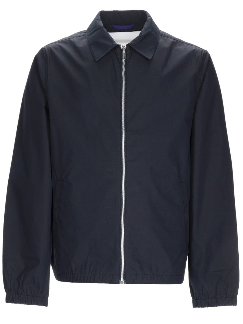 Ps Paul Smith Minimalist Cotton-Blend Zip-Front Jacket