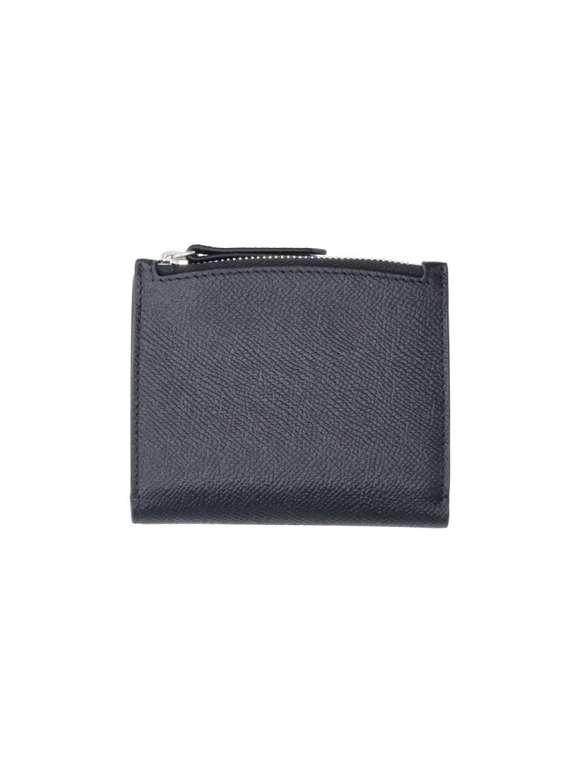 Maison Margiela Black Four Stitches Leather Wallet