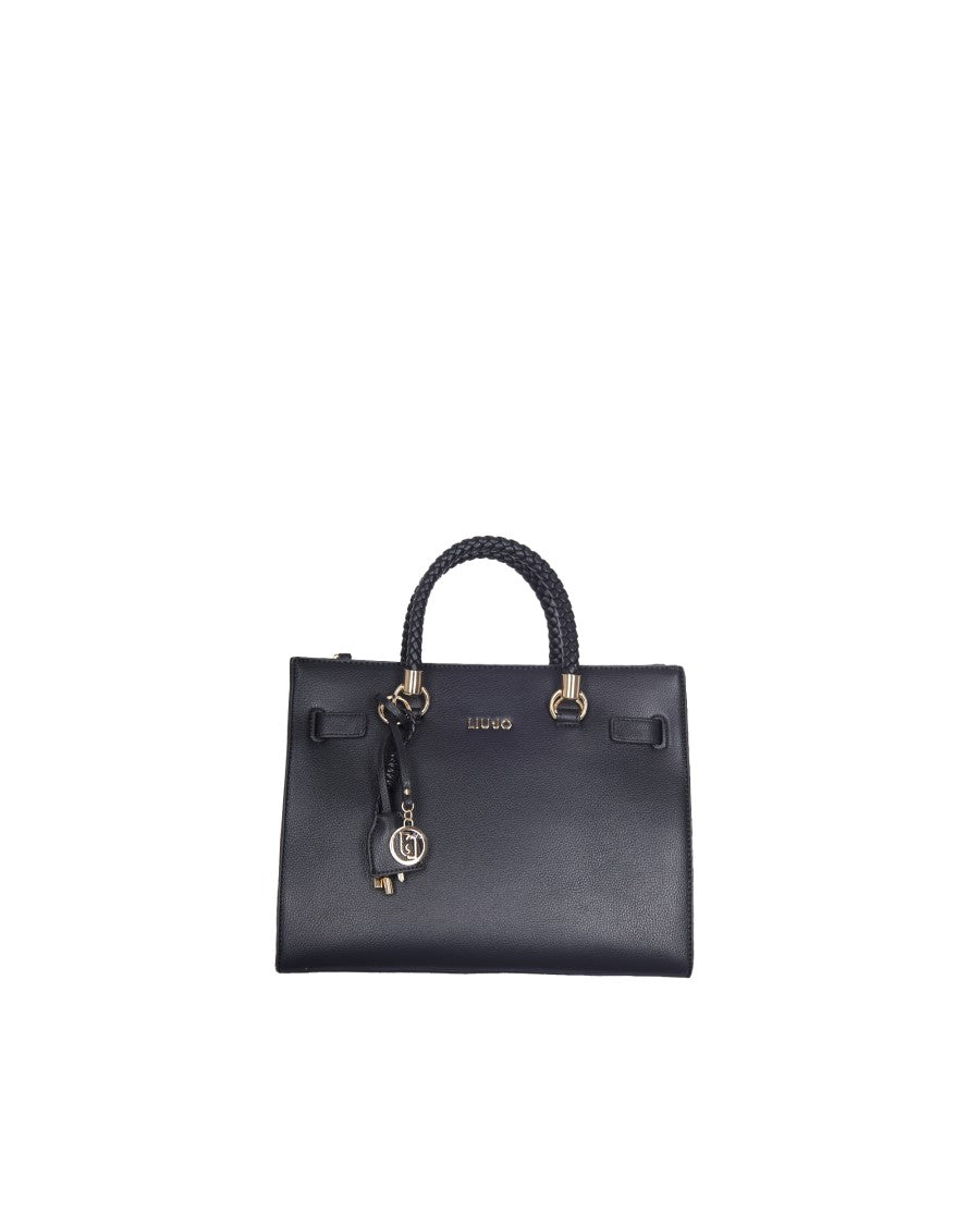Liu Jo Structured Rectangular Handbag With Braided Handle