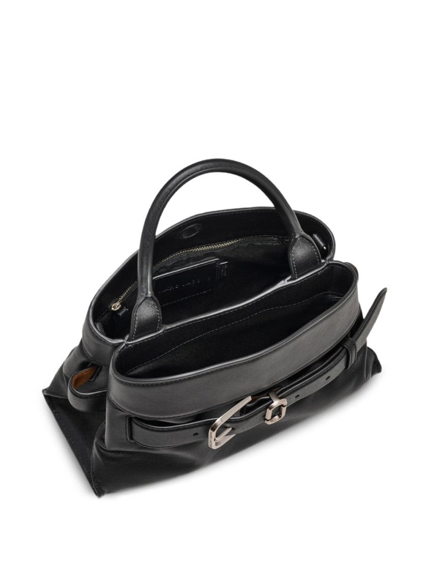 Marc Jacobs Structured Smooth Leather Satchel Adjustable Strap