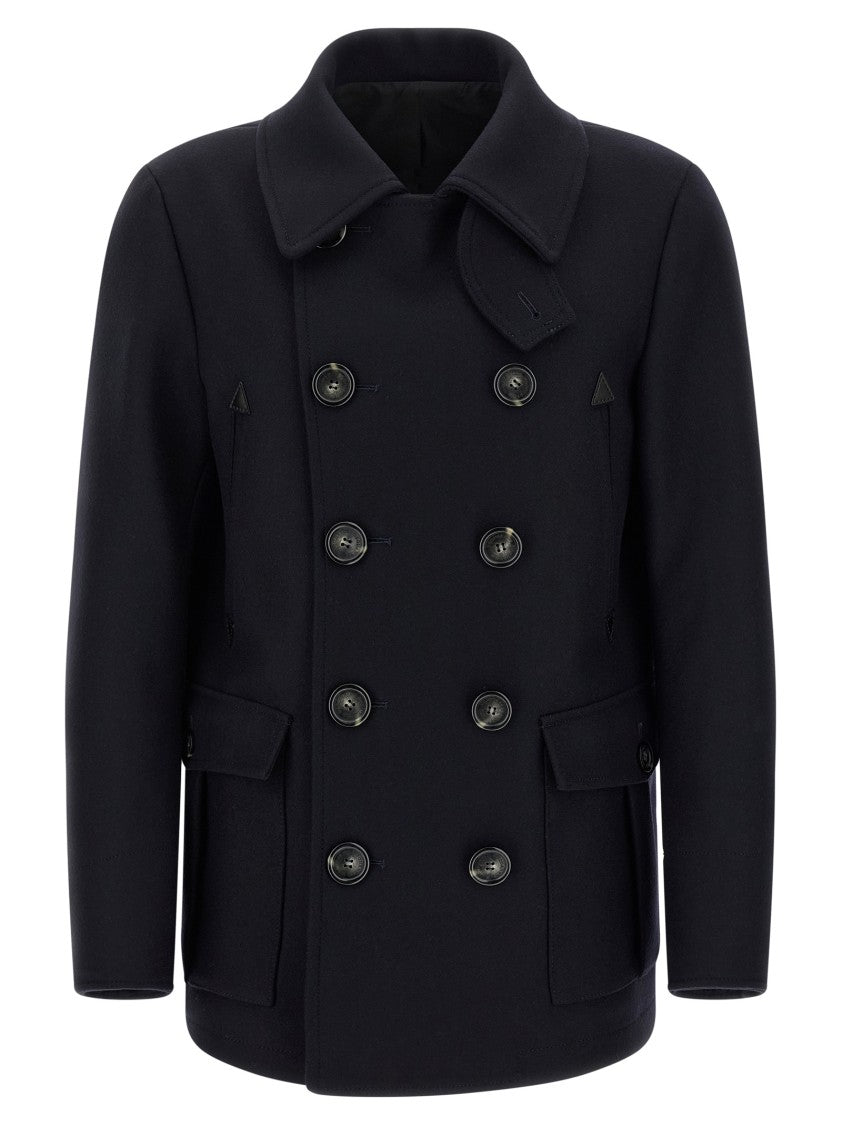 Dsquared2 Felted Wool Caban Coat