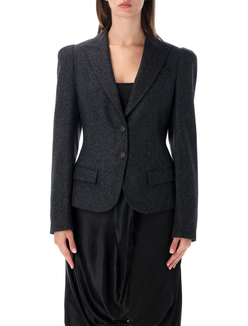 7 For All Mankind High Shoulder Tailored Blazer