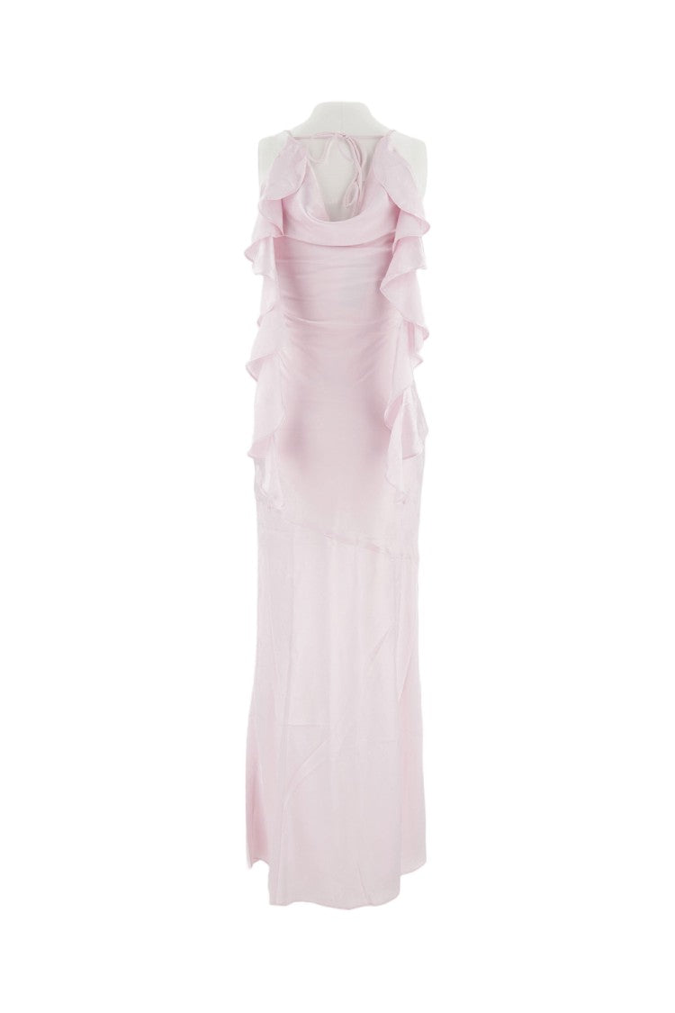 Rotate Birger Christensen Long Waterfall Dress
