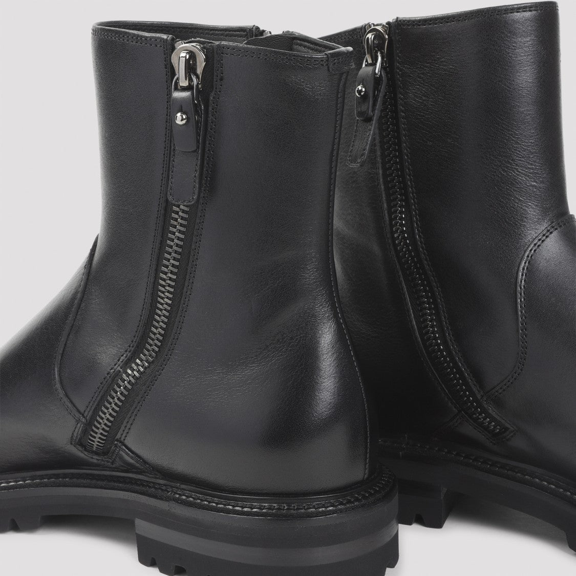 Giorgio Armani Ankle-Length Monobloc Rubber Outsole Boots