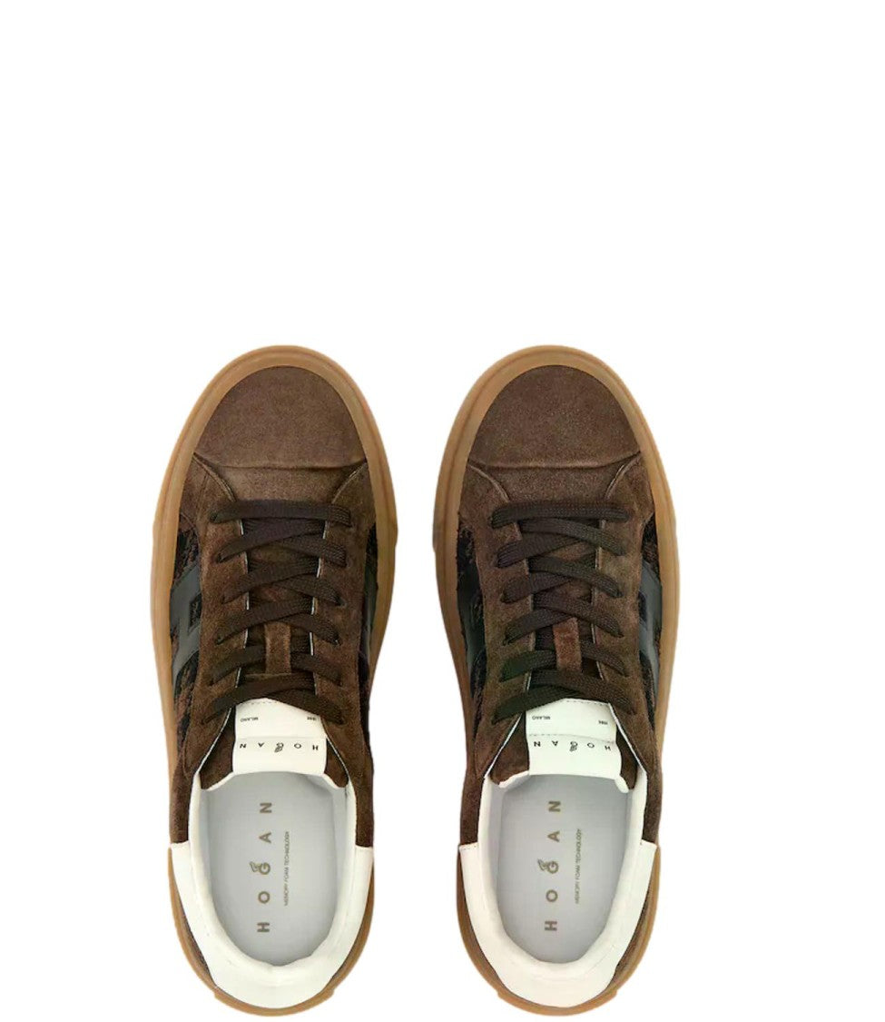 Hogan Houndstooth Low-Top Sneakers