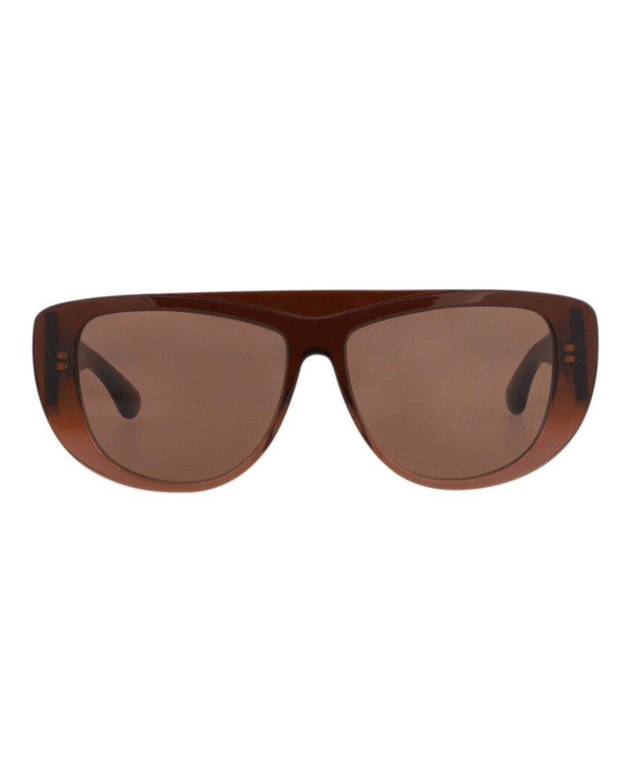 Alaïa Shield-Frame Acetate Sunglasses