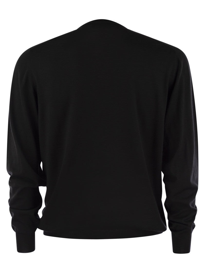 Fedeli Crew-Neck Sweater In Virgin Wool