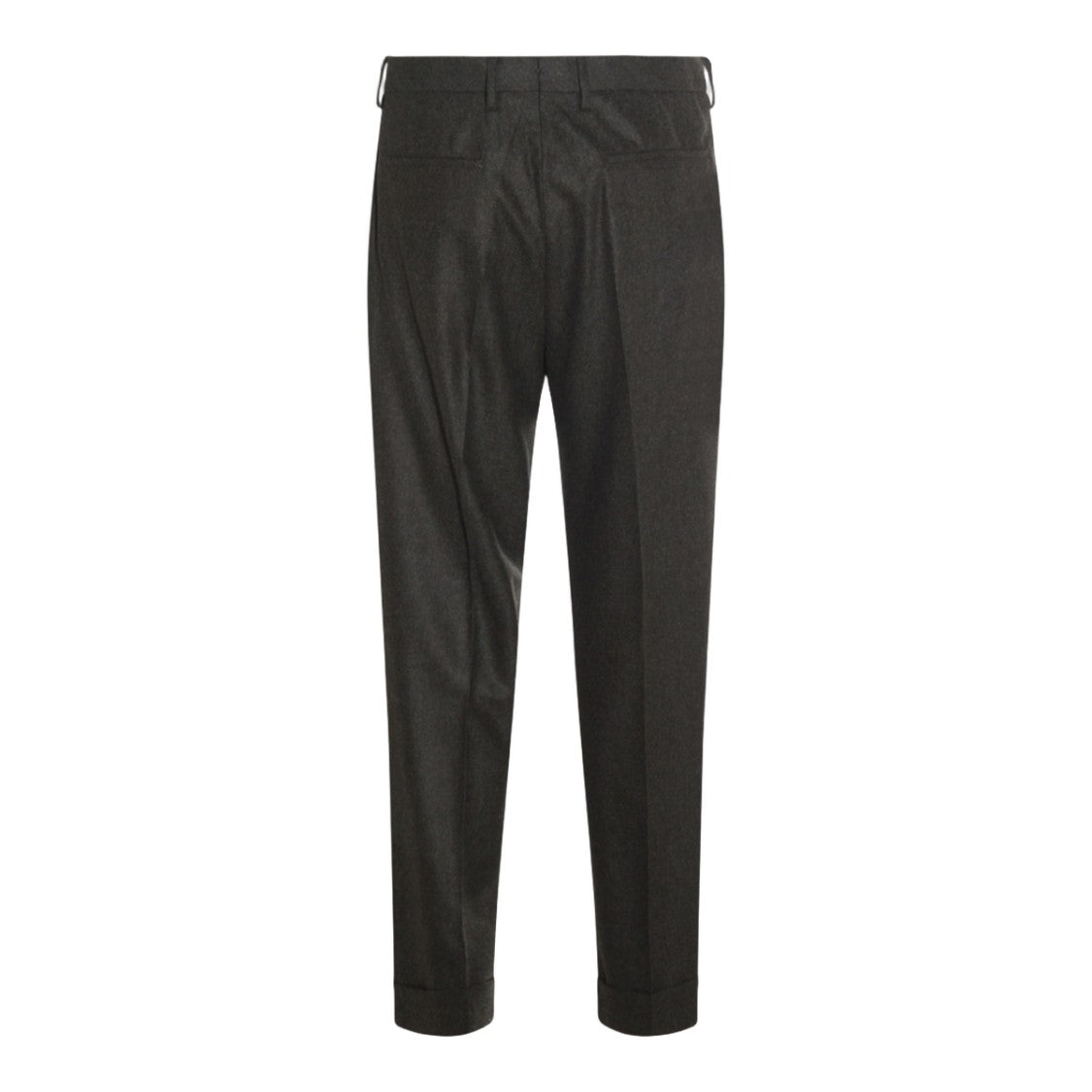 Gta Il Pantalone Tailored Black Trousers With Pleated Front