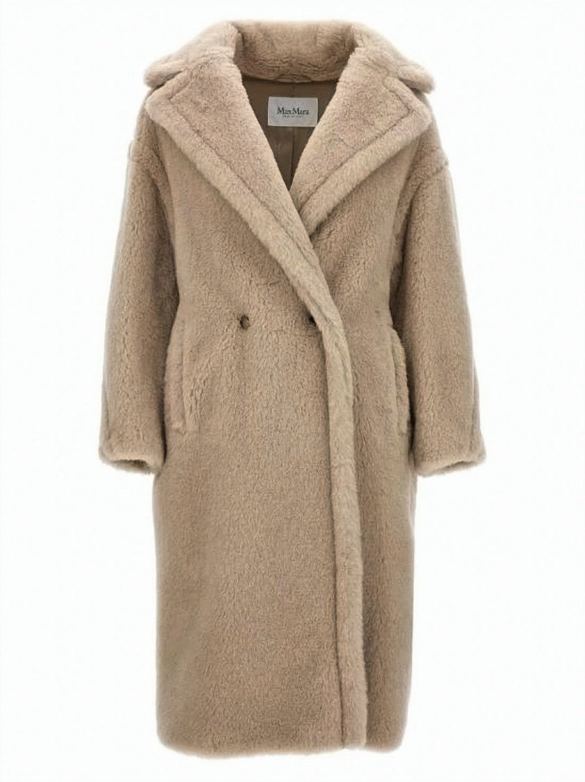 Max Mara Plush Alpaca-Blend Long Coat