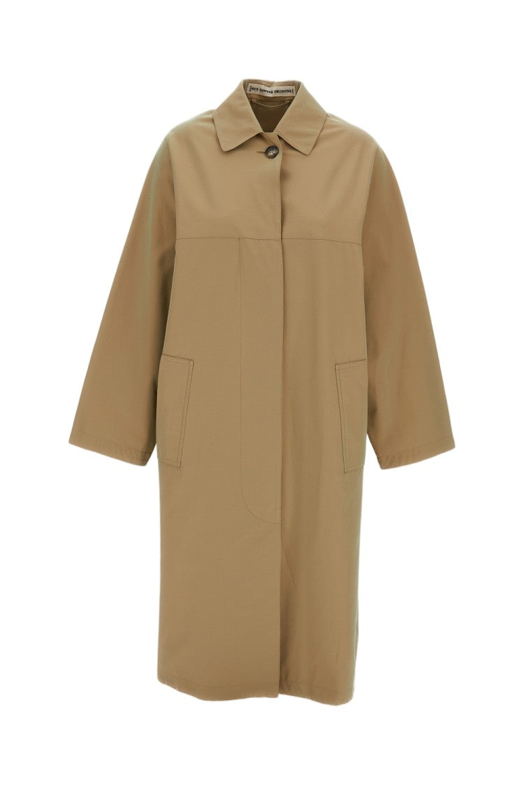 Meta Campania Beige Steve Tonic Cotton Poplin Car Coat