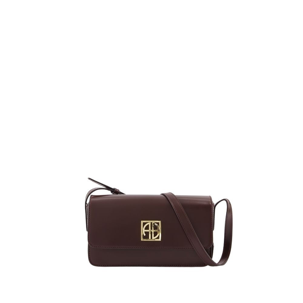 Anine Bing Elly Crossbody - Leather - Burgundy