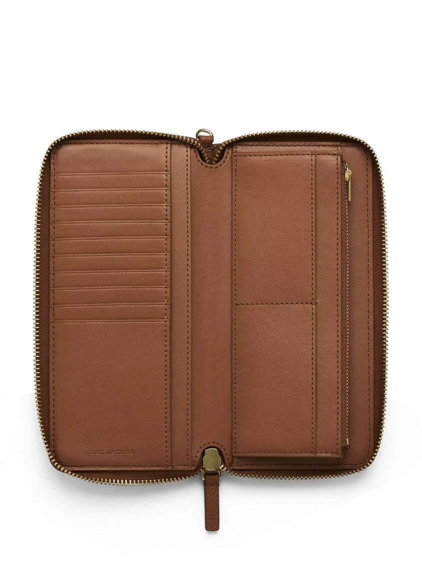 Marc Jacobs Continental Wallet In Smooth Cow Leather