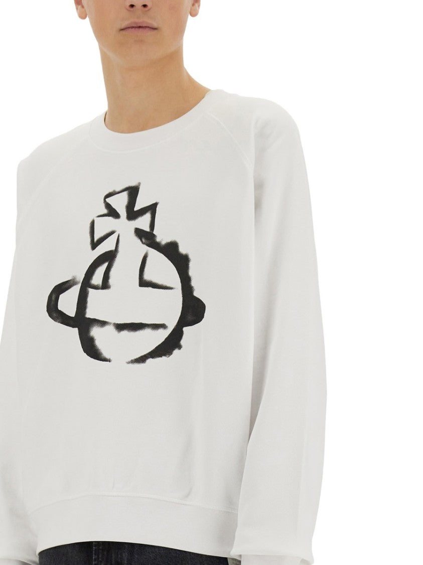 Vivienne Westwood "Stencil Orb Raglan" Sweatshirt